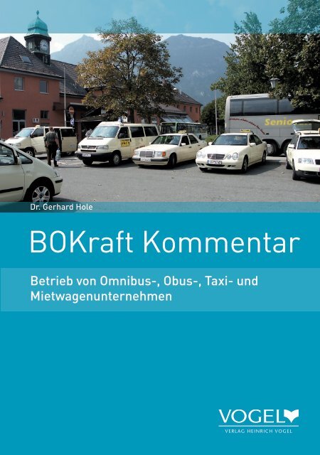 BOKraft Kommentar - Verlag Heinrich Vogel