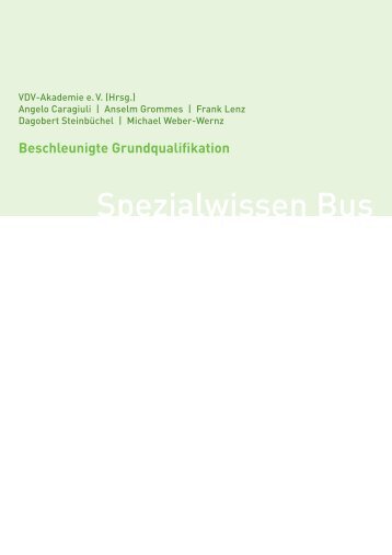 Spezialwissen Bus - Verlag Heinrich Vogel