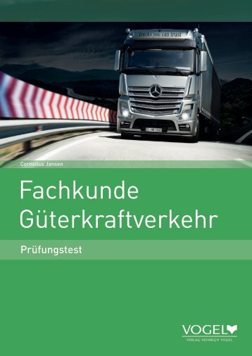 26000 FachkundegÃ¼terkraftverkehr.indd - Verlag Heinrich Vogel