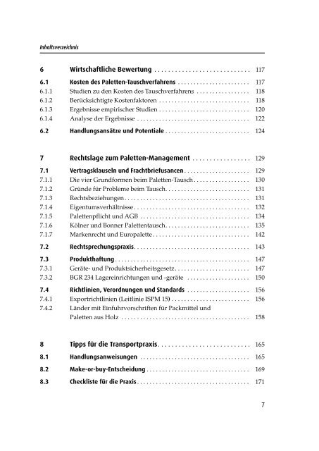 Paletten- Management - Verlag Heinrich Vogel