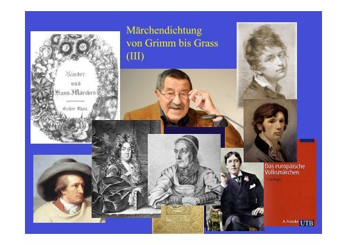 Märchendichtung von Grimm bis Grass vom 07 - Heinrich Detering