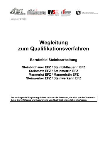 Wegleitung zum Qualifikationsverfahren