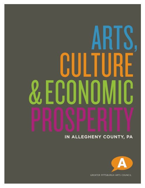 Arts, Culture & Economic Prosperity