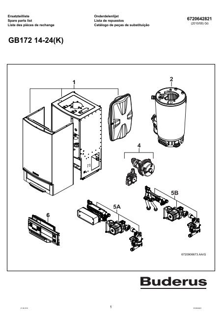 GB172 14-24(K) - Buderus Ersatzteile fÃ¼r Heizungsanlagen