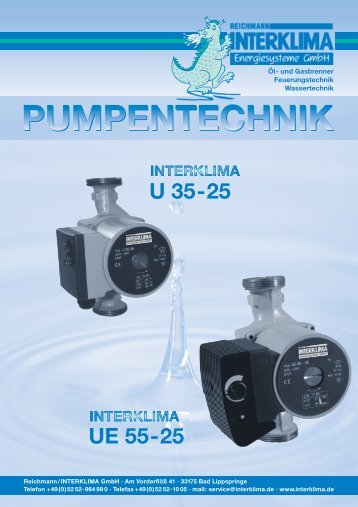 U 35-25 UE 55-25 - Der Heizungs-Discount