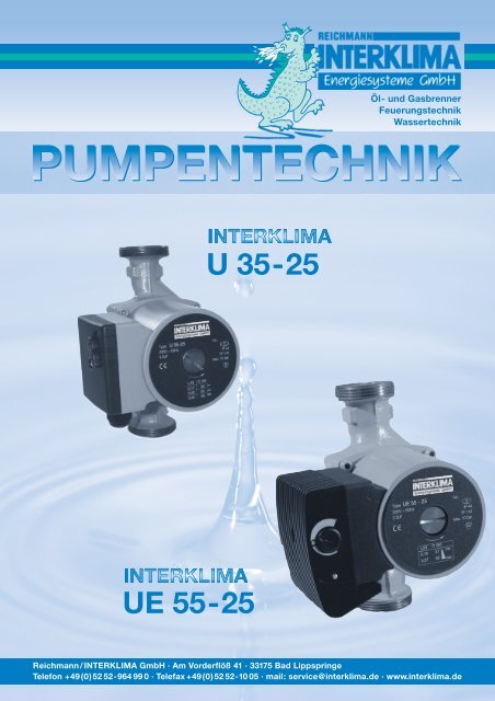 U 35-25 UE 55-25 - Der Heizungs-Discount