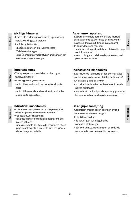 Komplette Ersatzteilliste PDF download - Ersatzteile-koeln.de