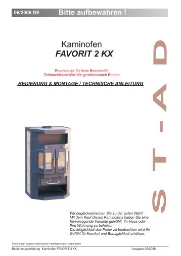 Kaminofen FAVORIT 2 KX - Der Heizungs-Discount
