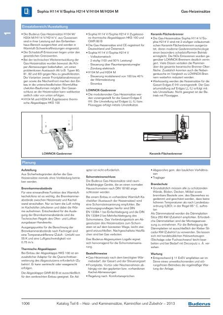 Buderus Preisliste und Rabattliste Katalog Teil 6 fÃ¼r Buderus ...