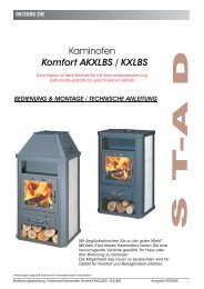 Bedienungsanleitung Komfort KXLBS - Der Heizungs-Discount