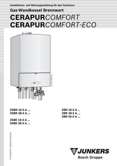 CerapurComfort-Installationsanleitung - Heizung und Solar zu ...