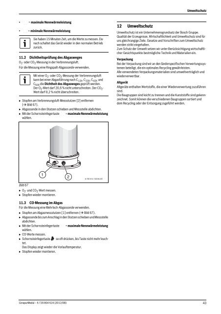 Junkers Cerapur Modul ZBS Installation und Wartung