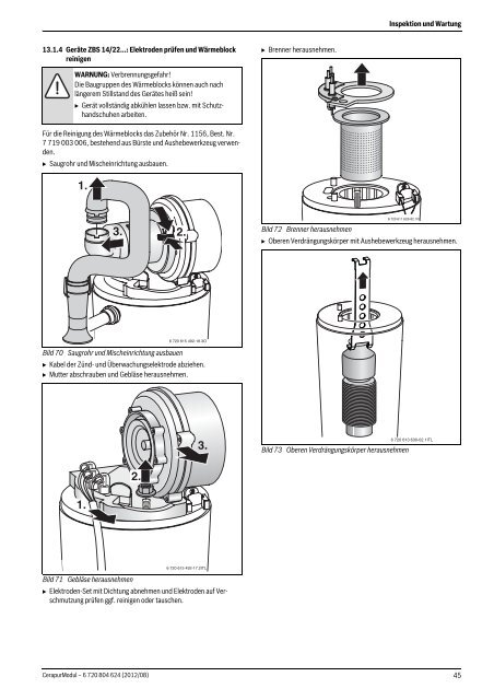 Junkers Cerapur Modul ZBS Installation und Wartung