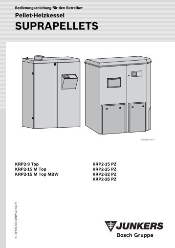 Junkers-Pelletheizkessel-KRP-Bedienungsanleitung