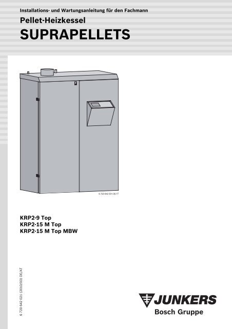 Junkers-Pelletheizkessel-KRP-Installationsanleitung