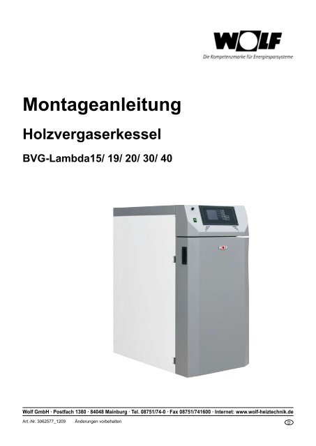 Wolf-BVG-Lambda-Montageanleitung