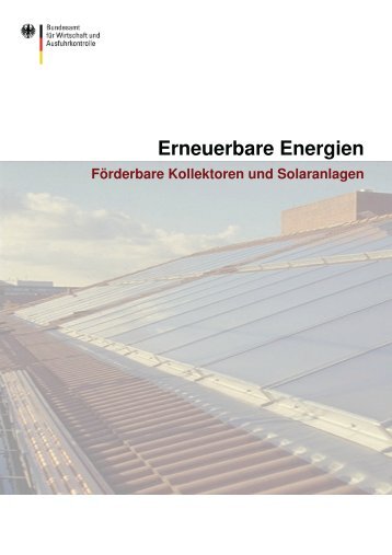 BAFA - Heizung und Solar zu Discountpreisen
