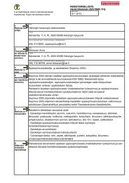 Sopimus 2000; oppisopimusopiskelija - Helsingin kaupunki