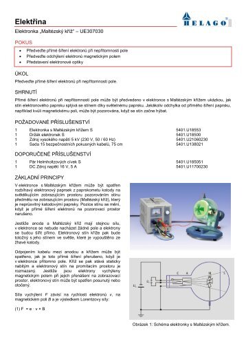 Elektronka „Maltézský kříž“ - HELAGO-CZ sro