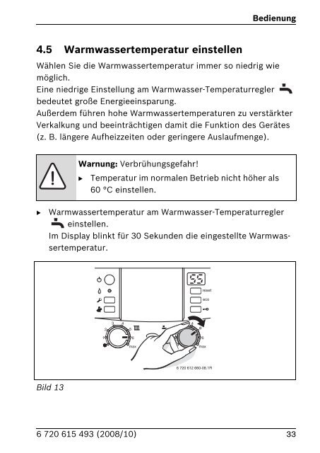 Junkers CerapurModul Bedienungsanleitung - Heizung und Solar ...