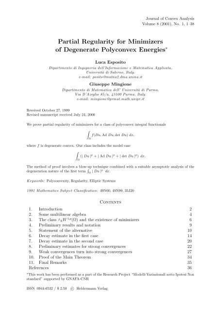 Partial Regularity for Minimizers of Degenerate Polyconvex Energies