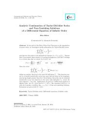 Analytic Continuation of Taylor-Dirichlet Series and Non-Vanishing ...