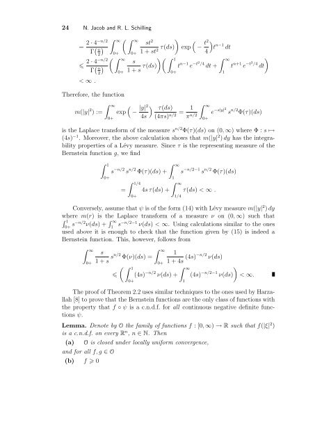 Function Spaces as Dirichlet Spaces (About a Paper by Maz'ya and ...