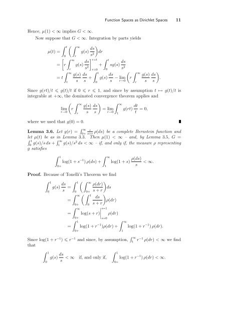 Function Spaces as Dirichlet Spaces (About a Paper by Maz'ya and ...