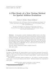 A Pilot Study of a New Testing Method for Spatial Abilities Evaluation