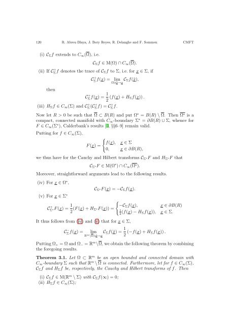 Cauchy Integral Decomposition of Multi-Vector Valued Functions on ...