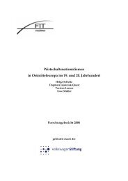 Wirtschaftsnationalismus in Ostmitteleuropa im 19. und 20 ...