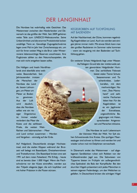 und hier ein Blick in das Programmheft.... - Helgoland