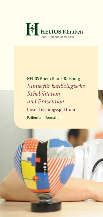 kardiologische Rehabilitation - HELIOS Kliniken GmbH