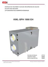 KWL-SPH 1900 EH - HELIOS Ventilatoren