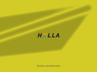 DESIGN LINE MARKISEN - Hella Specht