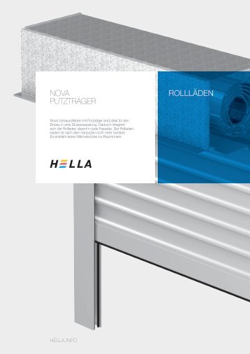 ROLLLÄDEN Nova Putzträger - Hella Specht