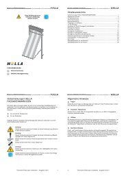 Inhaltsverzeichnis Vorbemerkungen HELLA ... - Hella Specht