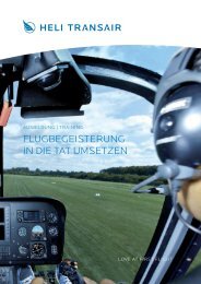 flugbegeisterung in die tat umsetzen - Heli Transair European Air ...