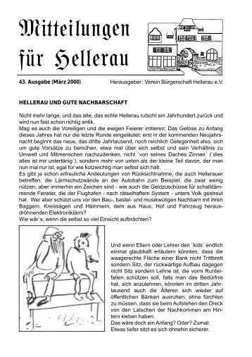 No43 - Verein BÃ¼rgerschaft Hellerau