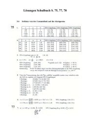 LÃ¶sungen Schulbuch S. 75, 77, 78 - Helmholtz Gymnasium Bonn