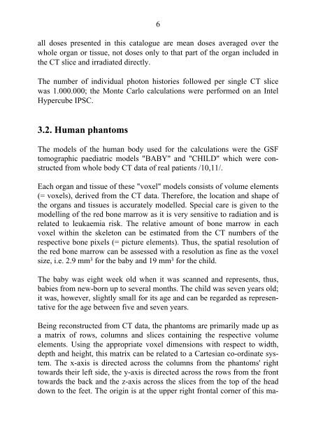 Table B.25: Red bone marrow in the whole body - Helmholtz ...