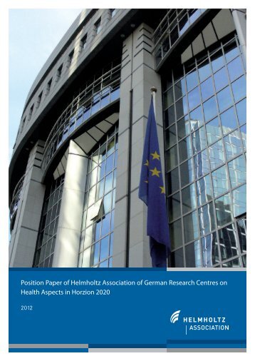 Position Paper of Helmholtz Association of German Research ...
