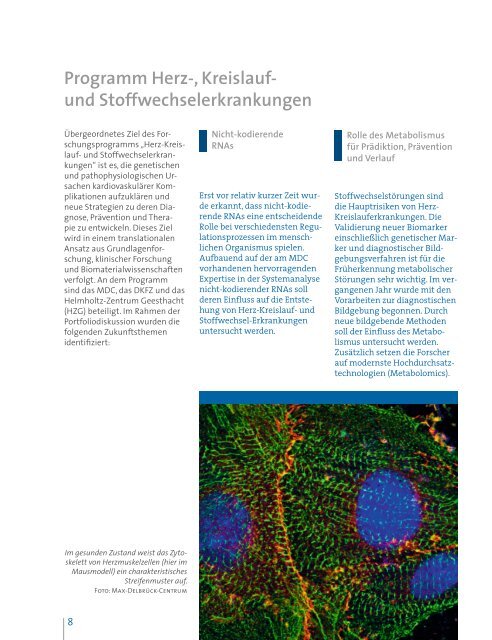 Die Weiterentwicklung des Portfolios der Helmholtz ...