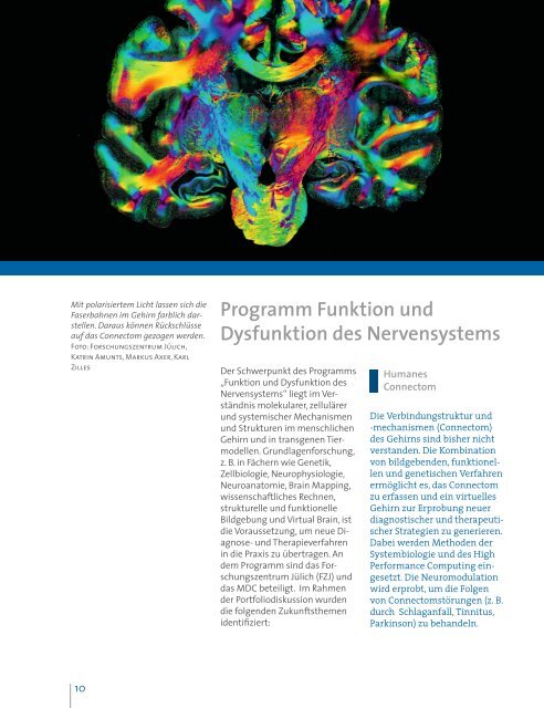 Die Weiterentwicklung des Portfolios der Helmholtz ...