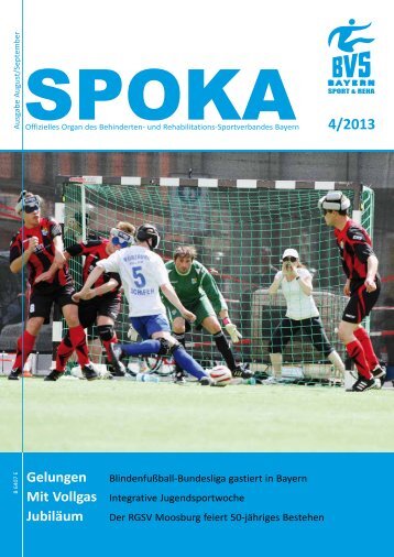 Spoka 4/2013 - Behinderten- und Versehrten-Sportverband Bayern ...