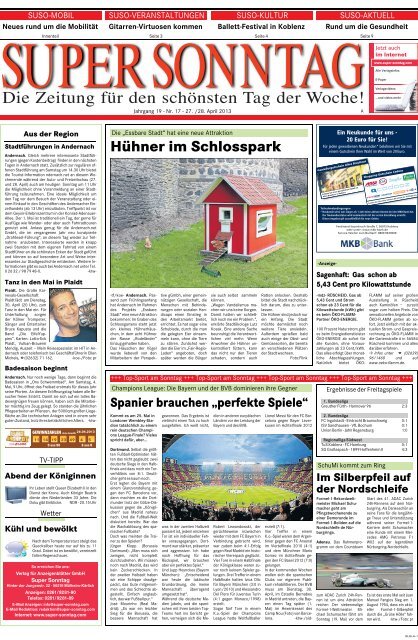 KW 17 | 28.04.2013 - Der Lokalanzeiger