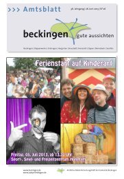 Ausgabe 26/2013 - Gemeinde Beckingen