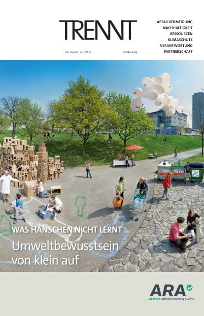 Umweltbewusstsein von klein auf - Altstoff Recycling Austria