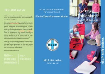 Flyer Zahlenland - Help Deutschland