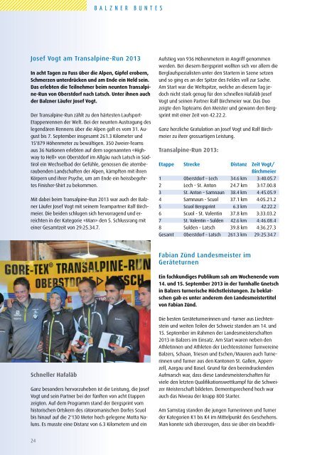 "9496" Informationsmagazin Nr. 188 / Oktober 2013 - Gemeinde ...